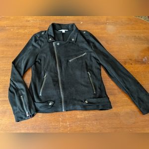 Market & Spruce Faux Suede Moto Jacket